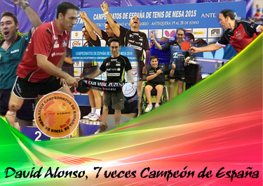 David Alonso, 5 veces campeón de España