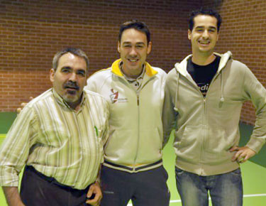 A la izquierda Miguel Angel Valle y a la derecha David Alonso