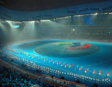 La ceremonia de inauguración