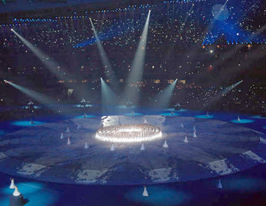 La ceremonia de inauguración