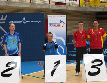 Medalla de bronce individuales (Open de Barcelona 2014)