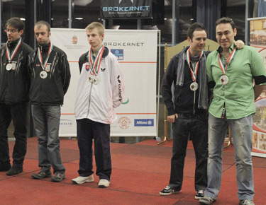 David Alonso y &Aacute;lvaro Valera, en el podium 