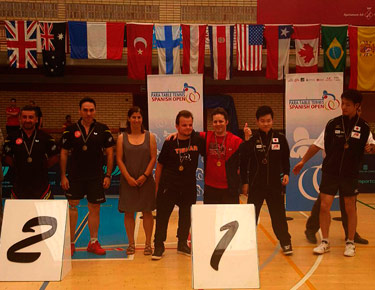 Medalla de plata por equipos (Open de Barcelona 2015)