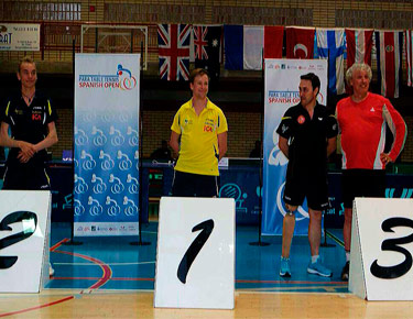 Medalla de bronce individuales (Open de Barcelona 2015)
