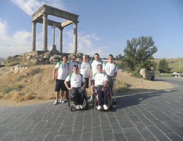 La Selección de Euskadi posando en Ávila