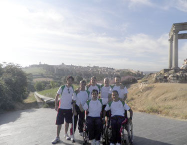 La Selección de Euskadi posando en Ávila