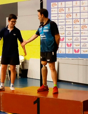 David Alonso, medalla de oro individuales clase 8