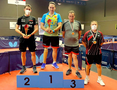 David Alonso, en lo más alto del pódium