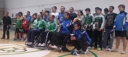 Podium de las diferentes categor&iacute;as. 