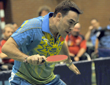David Alonso, disputando un punto 