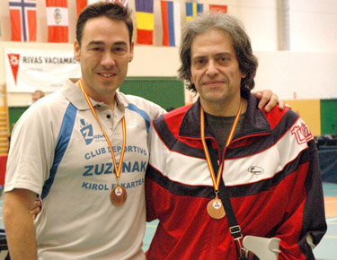David Alonso y Joaquín Ropero, medalla de bronce por equipos.