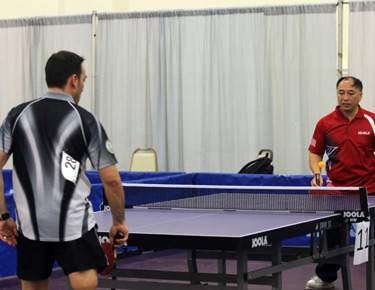 David Alonso, contra Wayne Lo, de USA.