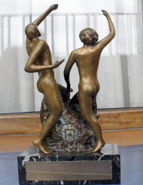 Trofeo-estatuilla al mejor deportista de Bizkaia 