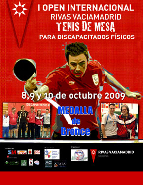Cartel: Medalla de bronce por equipos 